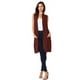 thumbnail image 5 of Chaleco ligero tejido con bolsas color Vino AMAD Casual para mujer Talla M, 5 of 5