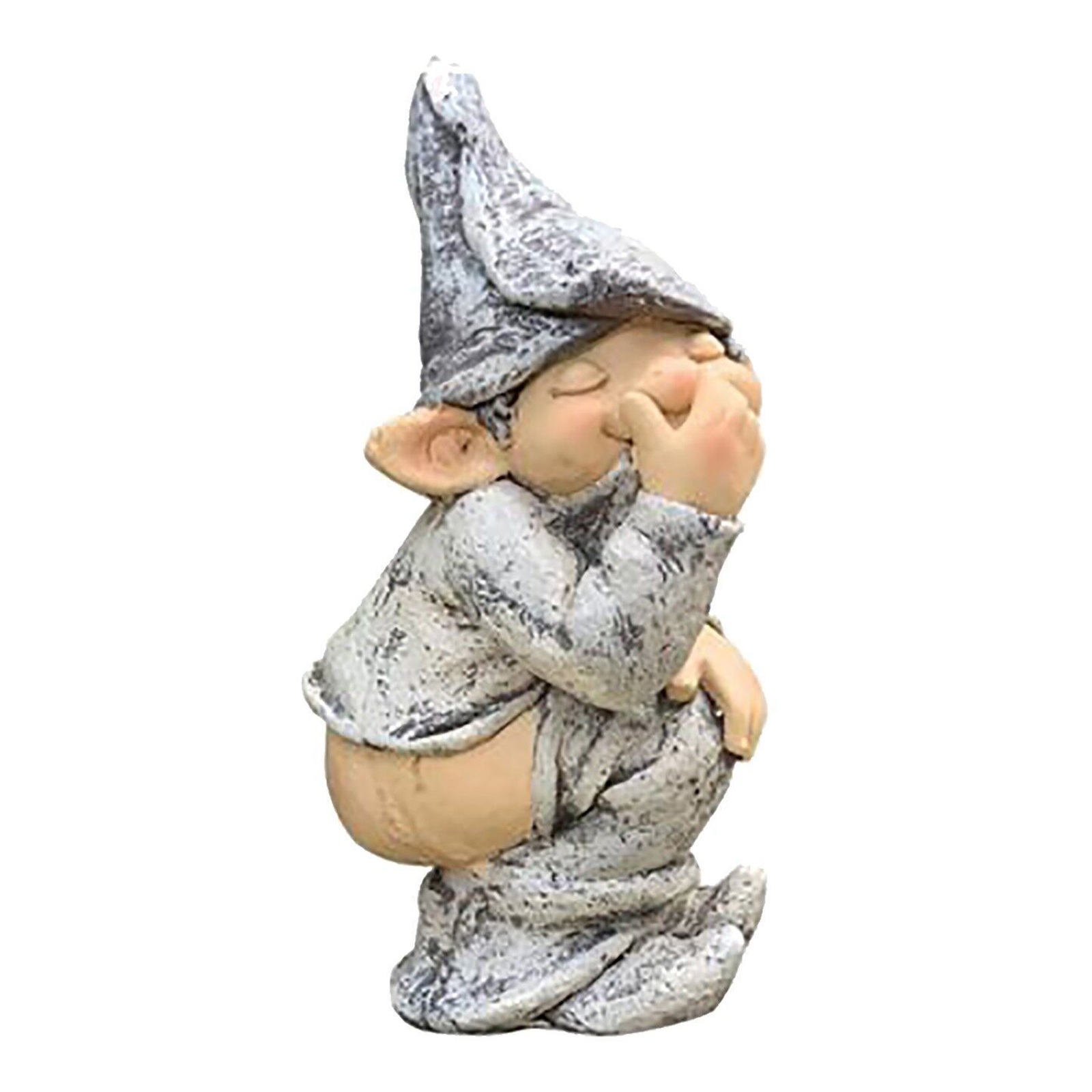 Funny Garden Gnome Statue Resin Home Lawn Ornament Figure Sculpture