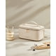 thumbnail image 2 of Bolsa de maquillaje Prite de gran capacidad impermeable con asa, color beige, 2 of 7