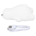 thumbnail image 1 of LED Colorful Night Light Cute Lying Bear Shaped Soft Silicone USB Rechargeable Bedside Night Lamp, 1 of 5