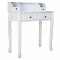 thumbnail image 1 of Costway Writing Desk Mission White Home Office Computer Desk 4 Drawer White, 1 of 10