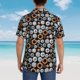 thumbnail image 4 of Fotbe Colorful Screws Camisa Hawaiana para Hombre Unisex – Camisa Casual de Verano con Botones de Manga Corta de Algodón y Lino,3X-Large, 4 of 7