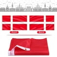 thumbnail image 6 of Denmark Flag 3x5 Ft, Large Denmark National Flags for Outside - Double Side with Brass Eyelets for Olympic Party Decorations, Bar Garden Street Decoration Indoor Outdoor, 6 of 10