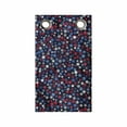 thumbnail image 1 of Fourth of July Hanging Pocket Organizer, Celebration Print Joyous Times 5 Pointed Stars, Printed Polyester Storage Bag with Pockets, 9" x 16", Sea Blue Dark Pink, 1 of 2