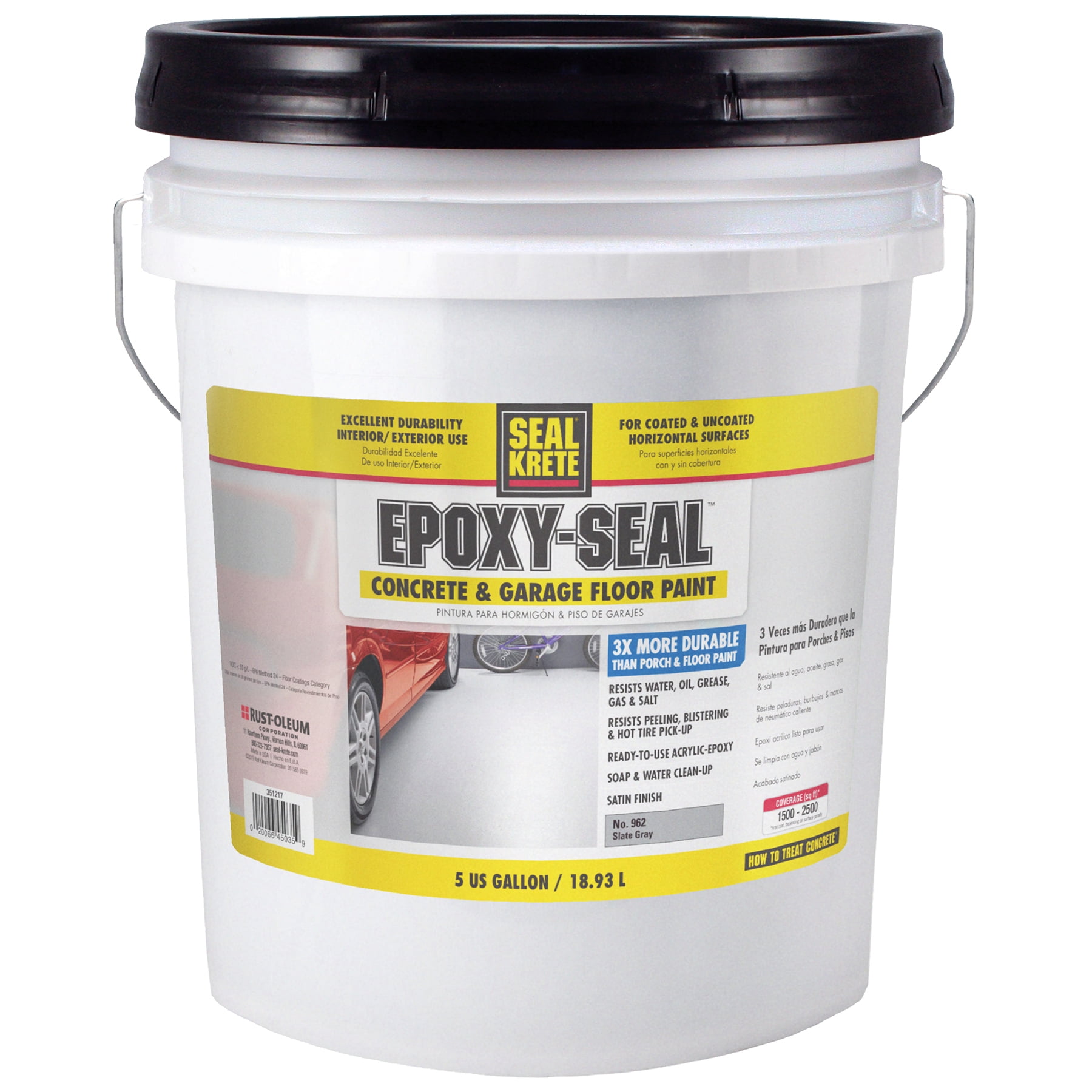 Satin Deep Tint Base, Seal-Krete Epoxy-Seal Concrete and Garage