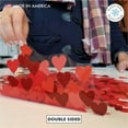 thumbnail image 3 of Window Flakes Reusable Valentine Decoration Heart of Hearts Vinyl Window Cling (Peel & Cling). Made in America. (Medium), 3 of 9