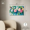 thumbnail image 5 of Blossoms of a Pink Dream Canvas Colorful Floral Art by Art Remedy, Gallery Wrapped, 24" x 16", 5 of 7
