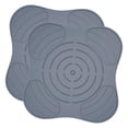 thumbnail image 3 of Juego de 2 tapetes de silicona para secar platos, resistentes al calor, para ollas y sartenes. Gris, 3 of 9