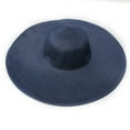 thumbnail image 2 of Hauaitttt Women Sun Hat Korean Version Women Large Sun Hat Without Top Foldable Hat Fashion Tidbits Hat Where The Road Ends Hat Hats for Women Large Head Women Fedora Hats for Summer Womens Swim, 2 of 3