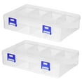 thumbnail image 4 of PAMINGONO 2pcs Box Clear Storage Organizer Box With Dividers Container For Jewelry And Crafts Design For Storage, 4 of 8