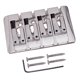 thumbnail image 5 of Pieza Trasera De Puente De Montura De Guitarra Plateada Sunnimix para Bajo Eléctrico de 4 Cuerdas, 5 of 7