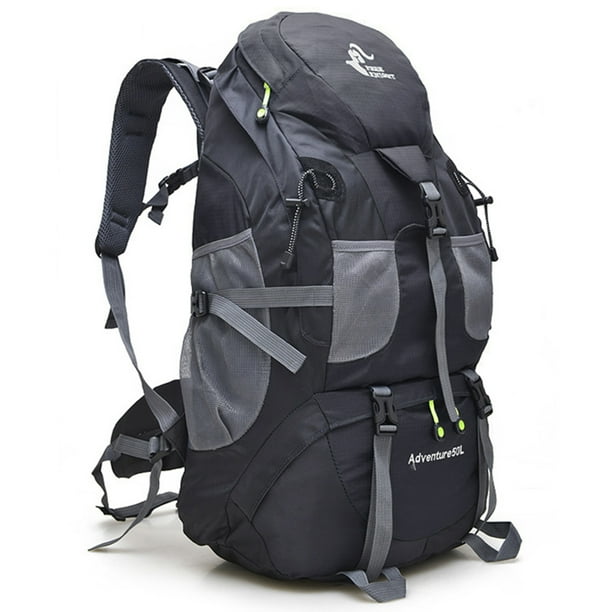 Mochila de senderismo de 50 l, resistente al agua, para acampar, para mochileros