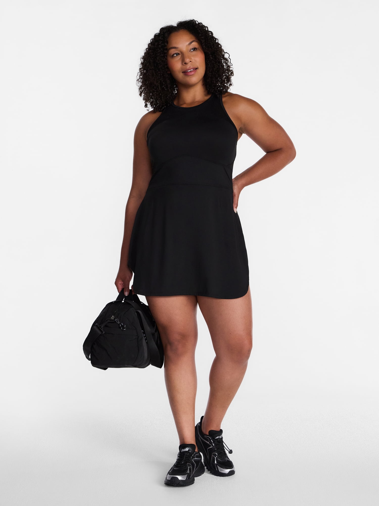 Avia Women’s and Women's Plus Tennis Mesh Dress, Sizes XS-4X