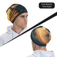 thumbnail image 6 of Rocae Sunset Ocean Whale for Beanies Hats for Men Women Warm Chunky Knit Hats Winter, 6 of 7
