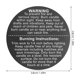 thumbnail image 4 of 500 pegatinas de advertencia para velas: etiquetas de seguridad contra el derretimiento de la cera., 4 of 8