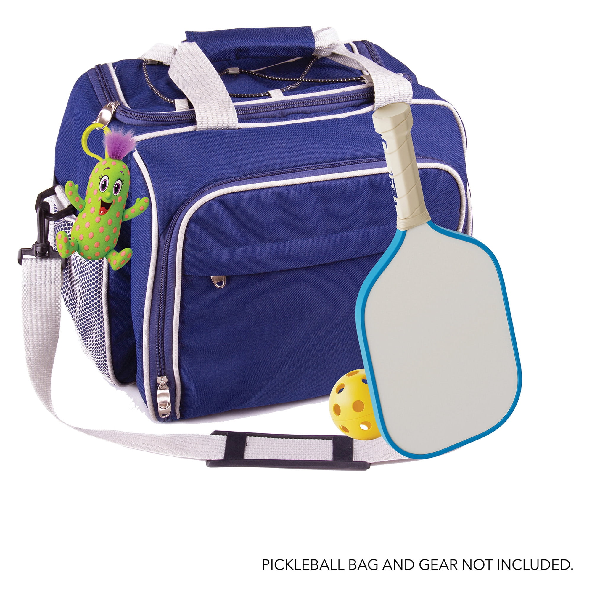 Pickle Everything: The GiggleGherkins 3 Pack - Squeaky Pickle Bag Tags - 3 Characters, Squeeze For Squeaking Sound, Backpack Accessory Toys, Kids 3+