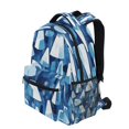 thumbnail image 3 of Winter Icicle Mountains Stylish Large Backpack 15L Self-Standing Durable Twill for School, Office and Travel Use, 3 of 9