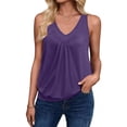 thumbnail image 1 of UPPADA Womens Tank Tops Summer Sleeveless Shirts Ladies Ribbed Wide Shoulder Straps Tees Racerback Tight Slim Fitted Workout Tank Tops Fitted Tops Racer Back Blouses,Sales Today Clearance Items, 1 of 8
