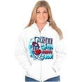 thumbnail image 3 of Airbrushed Icee Bear Yo That’s Cold Unisex Plus Size Zip Hoodie Brisco Brands 2X, 3 of 5