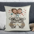 thumbnail image 3 of Upgraded Personalized Photo Customized Pillowcase For Birthdays And Anniversaries Couple Exclusive O, 3 of 6