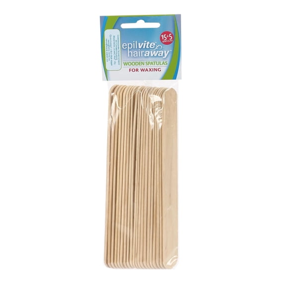 Epil-Vite / Hair-Away Wooden Spatulas for Waxing - 20 u