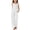 y6 White, variant on Back To School Outfits for Girls Size 7-8 Girls Linen Matching Pants Set 2 Piece Summer Outfit Baggy Flowy Palazzo Pants and Open Back Cami Top Solid Elegant Clothing