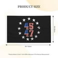 Pro Trump 45 47 President 2024 47th Potus Flag Double Sided 3x5 Ft