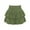 -B-Army Green1, variant on FINALGANG New Skirts For Women Solid Color Pleated Hem Culotte High Waist Irregular Tutu Skirt Design Durable Soft Fabric