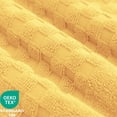thumbnail image 2 of Feather and Stitch Premium 100% Cotton 6-Piece Towel Set, Yellow – Soft, Plush, and Absorbent Bathroom Towels, 2 of 4