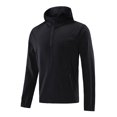 thumbnail image 6 of Youthup Men's Half-Zip Hooded Quick-Dry Wind-Resistant Nylon Blend Jacket for Outdoor Training & Urban Sports (24-35 Years, Spring/Fall), 6 of 10