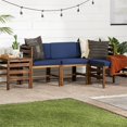 thumbnail image 2 of Sanibel 5 Pièces Acacia Modulaire avec Pouf et Table- Brun Foncé/bleu Marine, 2 of 3