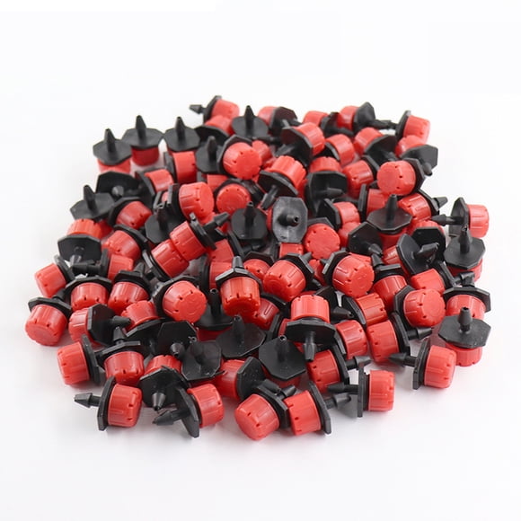 La Micro-irrigation Arroseurs R¨¦glables Prenantes Des ¨¦metteurs 100pcs Goutteurs De L'eau
