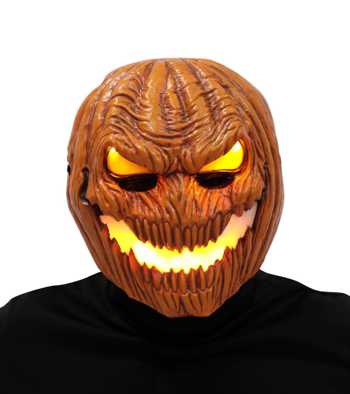 Way to Celebrate Adult Unisex Halloween Light Up Flaming Hallows Hellion Mask Costume Accessory