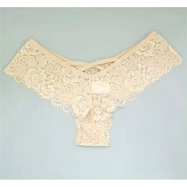 Tanga de encaje sexy de talla grande para mujer, ropa interior sexy y caliente, estilo europeo y americano