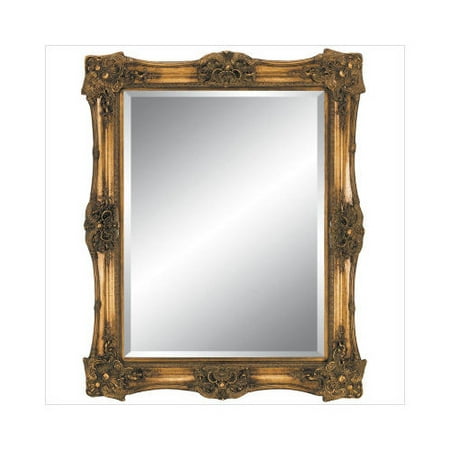 antique diamante reflections mirror beauty gold