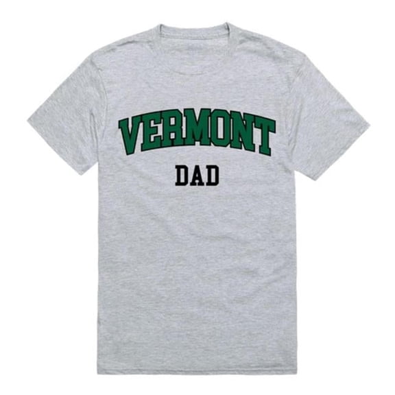 W Republic 548-155-HGY-02 University of Vermont College Dad T-Shirt, Heather Grey - Medium