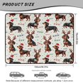 thumbnail image 7 of Bulopur Vintage Christmas Bow Car Trunk Mat 29" x 39", Bow Cargo Liner, Waterproof Non-Slip Rear Cargo Mat for Winter Xmas Driving, 7 of 7