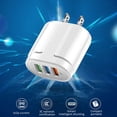 thumbnail image 3 of 3 Port USB Charging Head Macaron Colored Portable Compatible with Multiple Devices, 3 of 4