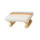 thumbnail image 5 of Taburete acolchado rectangular tipo escalón, banco bajo, 40,6 x 30,5 x 17,8 cm (16 x 12 x 7 pulgadas), otomana pequeña Beige, 5 of 9