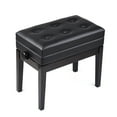 thumbnail image 1 of Graflsoa Banc Piano Premium Ajustable avec Compartiment de Rangement, Noir, Design Compact pour Usage Solo, 1 of 7