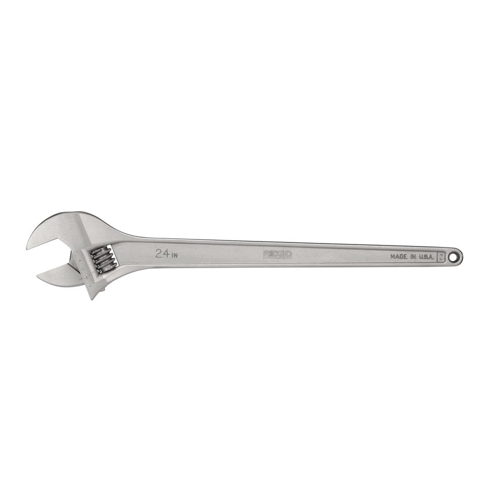 Adjustable Wrenches, 24 in Long, 2 7/16 in Opening, Cobalt Plated