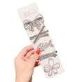 thumbnail image 1 of 5PCS Rhinestone Bobby Pin Set Decorative Sparkly Bow Hair Clip Hair Barrettes, 1 of 10