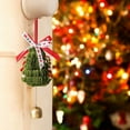 thumbnail image 5 of WEGFTDUOP Christmas Decoration Garland Scene Layout Christmas Tree Decorations Rattan Ring Pendant Door Hanging 2025 Christmas Decoration, 5 of 6