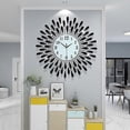thumbnail image 2 of Diamond decoration wall clock, electronic quartz clock, modern clock, 2 of 5