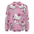 thumbnail image 5 of Hello Kitty Women's Casual Crew Neck Sweatshirt Long Sleeve Pullover Tops, 5 of 8