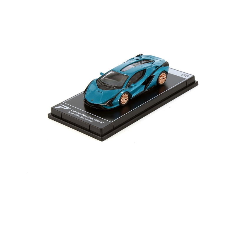 Lamborghini Sián 1/64 ミニカー 青　MR Lamborghini Sián 1/64 ミニカー 青 MR 【公式通販】