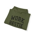 thumbnail image 4 of Work Bestie Birthday Christmas Leaving Hoodie, Gifts, Hooded Sweatshirt, 4 of 4