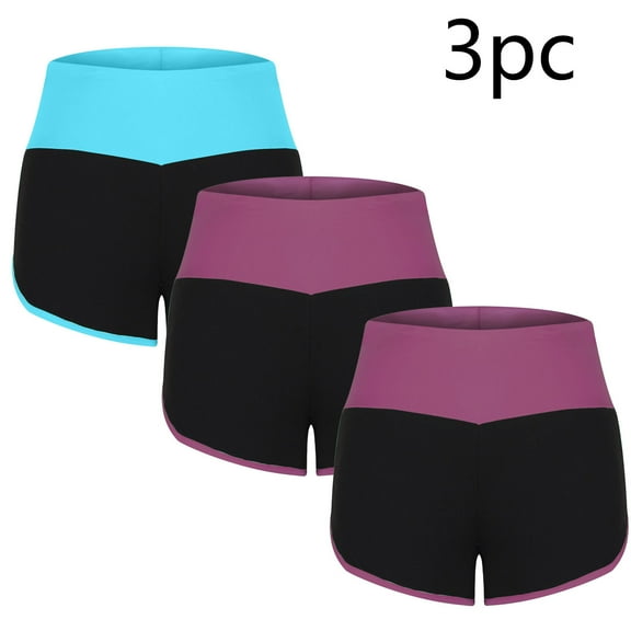 Aloohaidyvio 3 Pack No Boundaries Shorts for Women,2024 Workout Yoga Running Cotton Shorts for Women Gym Athletic Activewear Shorts
