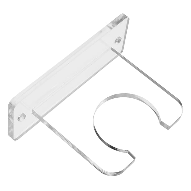 FUTUREORYY Soporte Acrílico Transparente Para Raquetas Y Bates Montaje En Pared Organizador Deportivo