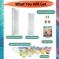 thumbnail image 3 of JYLMOOD Paint by Numbers Kit for Adults Beginner, Pink House Easy DIY Oil Painting Kits On Canvas for Gift Home Wall Decor 16x20 Inch, 3 of 8